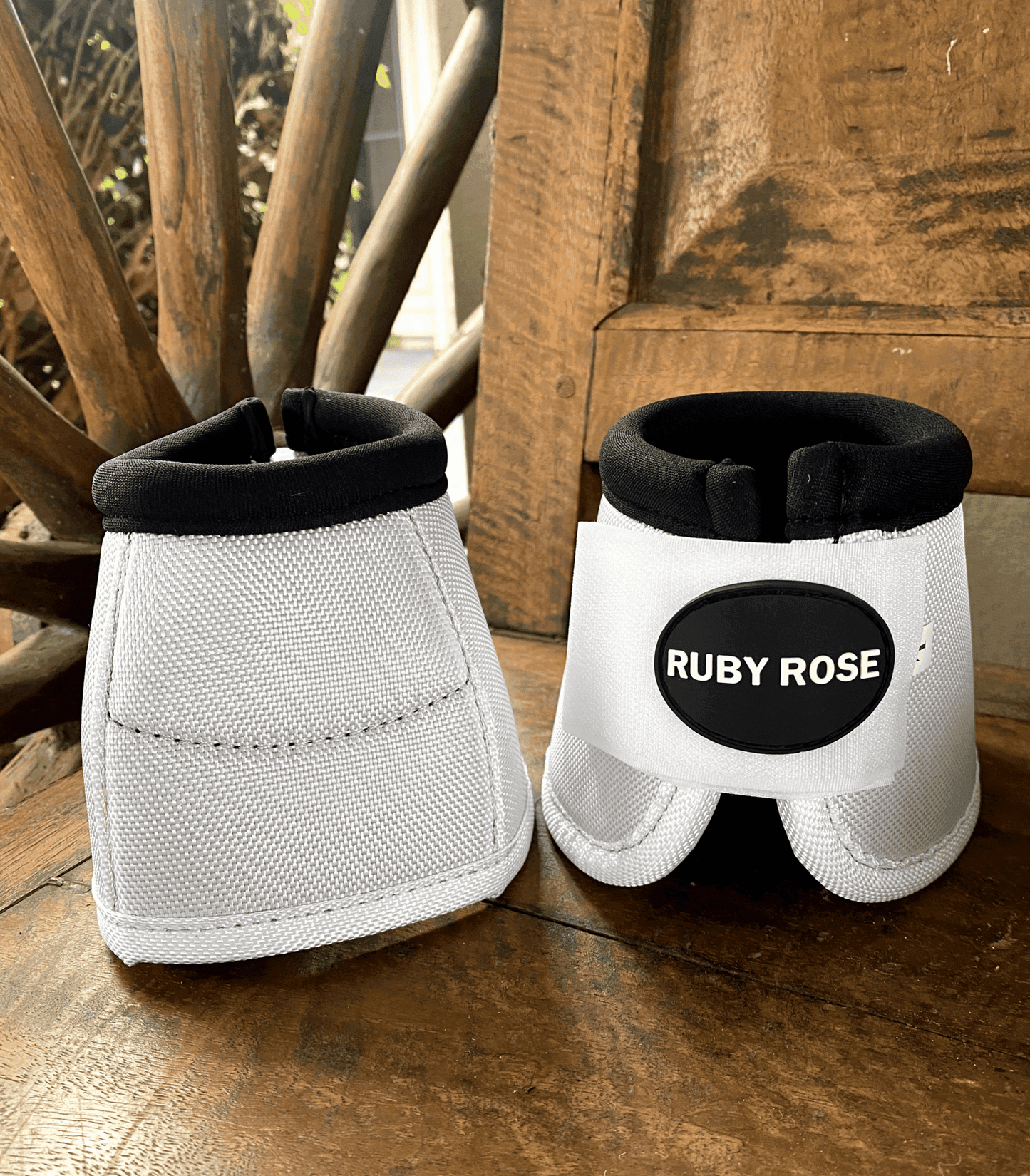 Ruby Rose White Bell Boots