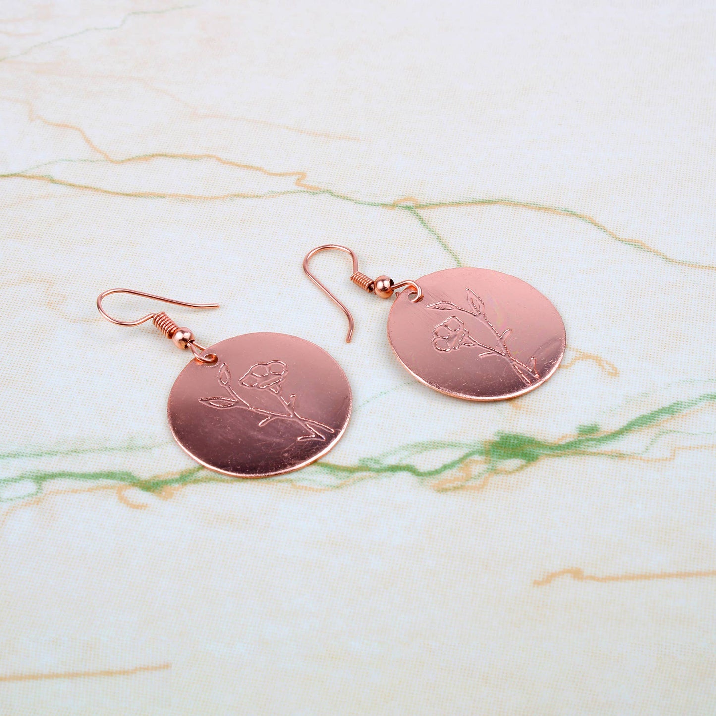 Copper Earrings - Design 6