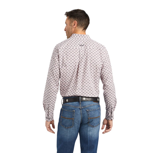 Ariat Mens Relentless Superior Stretch classic LS shirt mauve
