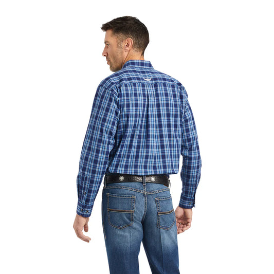 Ariat Mens Relentless Timeless Stretch Classic LS Shirt Midnight Sail
