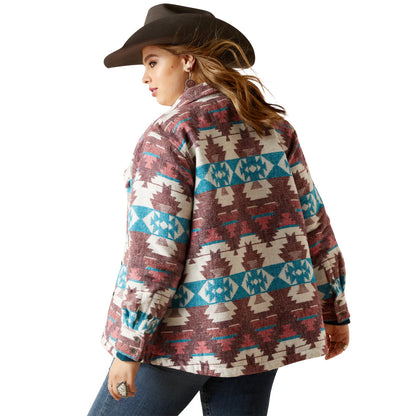 ARIAT WOMENS SHACKET SHIRT JACKET BAJA JACQUARD
