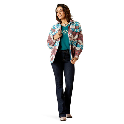 ARIAT WOMENS SHACKET SHIRT JACKET BAJA JACQUARD