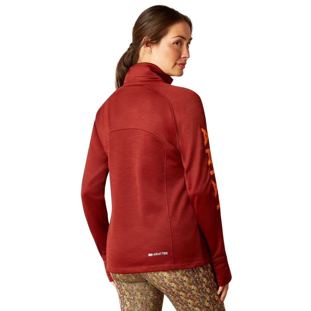 ARIAT Youth TEK TEAM 1/2 ZIP SWEATSHIRT FIRED BRICK