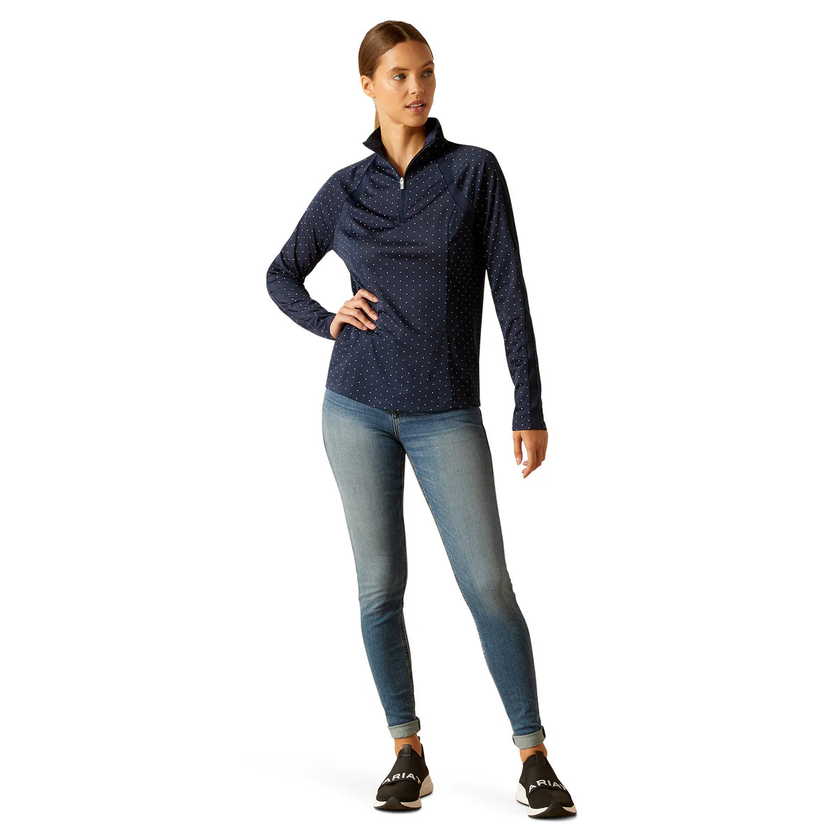 Ariat Womens Sunstopper 3.0 Navy Dot