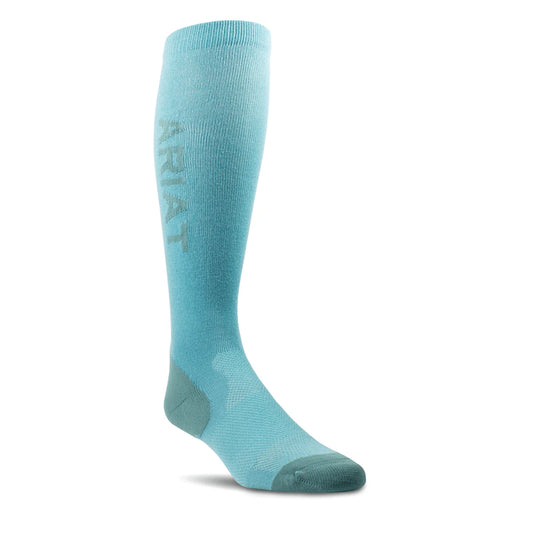 ARIAT UNI ARIATTEK PERFORMANCE SOCKS BRITTANY  BLUE / ATLANTIC