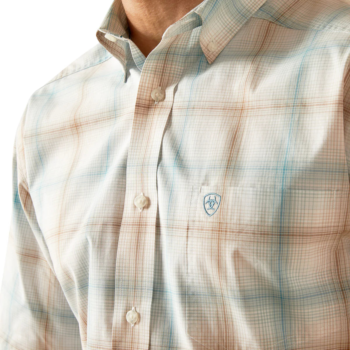 Ariat Mens Pro Ellison ss Shirt White