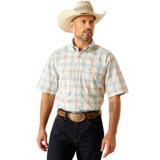 Ariat Mens Pro Ellison ss Shirt White