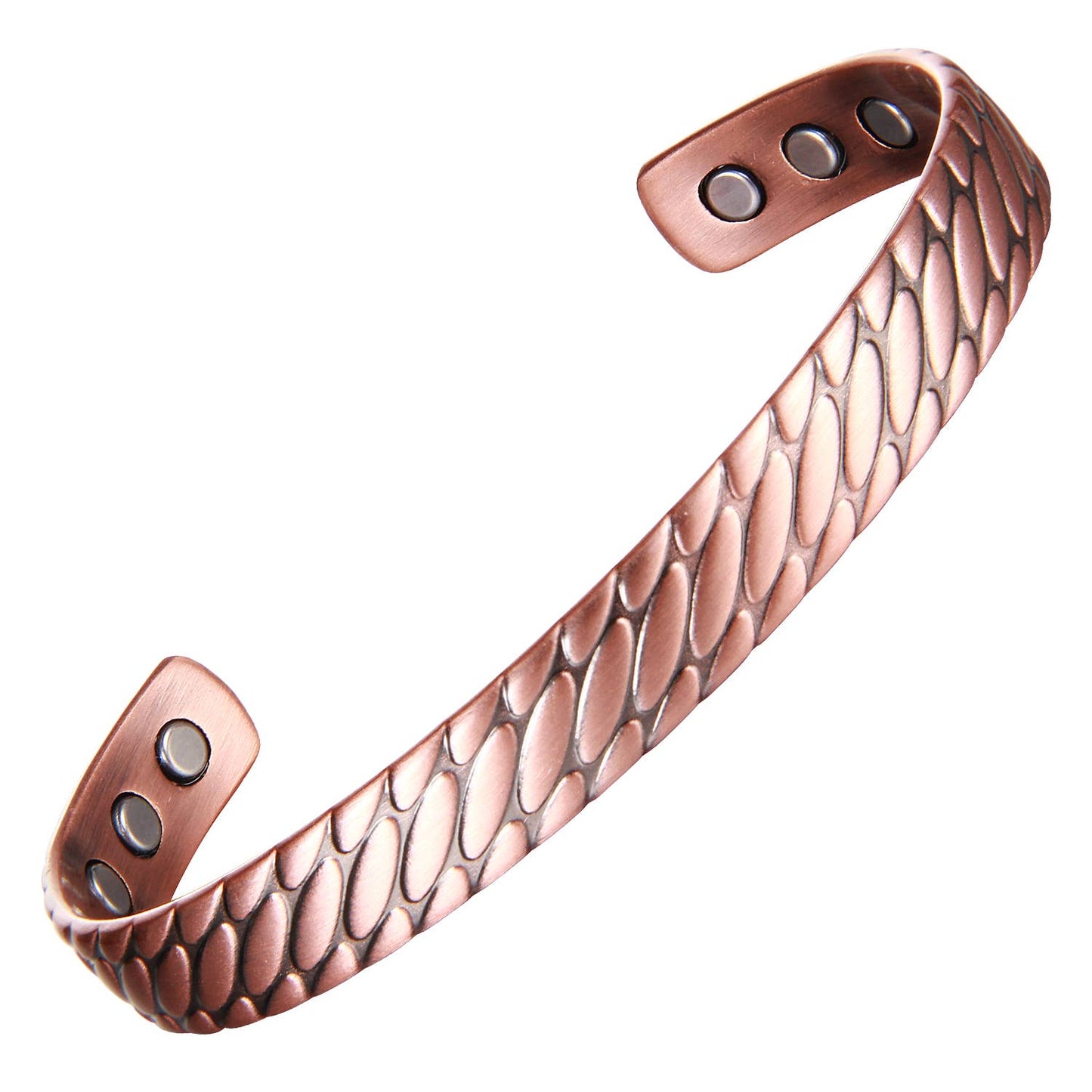 Copper Bracelet  for arthritis  with six magnets no 8