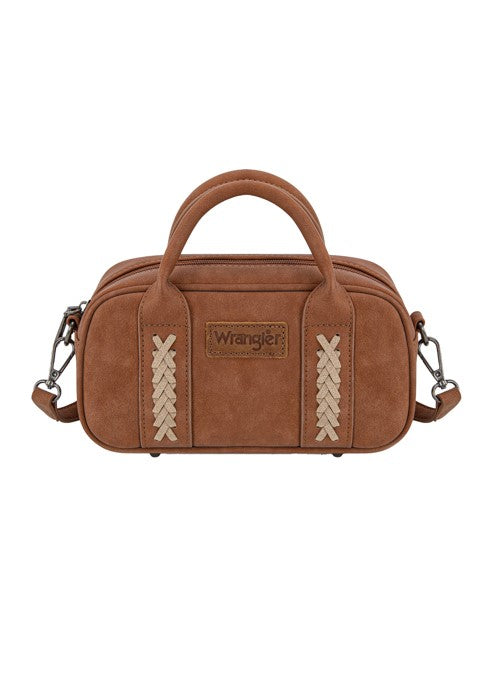 Wrangler WHIPSTITCH MINI CROSSBODY BAG Brown