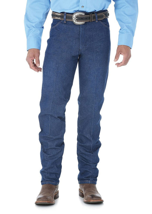 MENS COWBOY CUT ORIGINAL JEAN 36 LEG RIGID INDIGO
