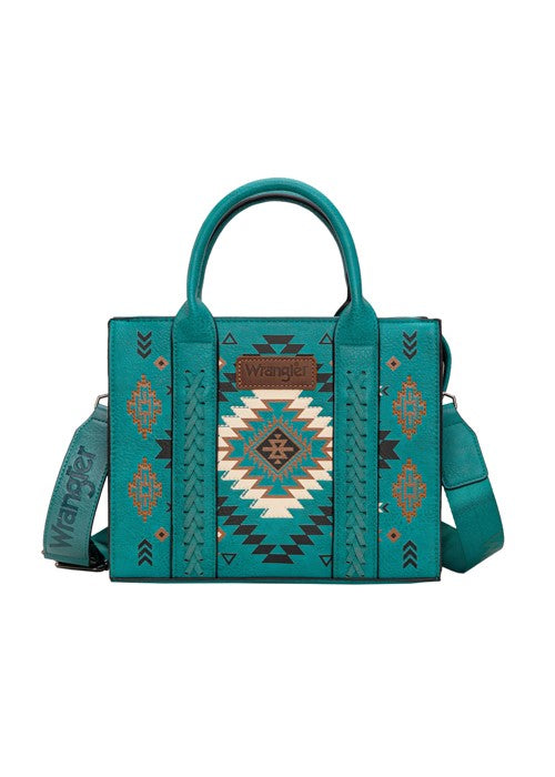 Wrangler TALIA AZTEC CROSSBODY BAG Turquoise