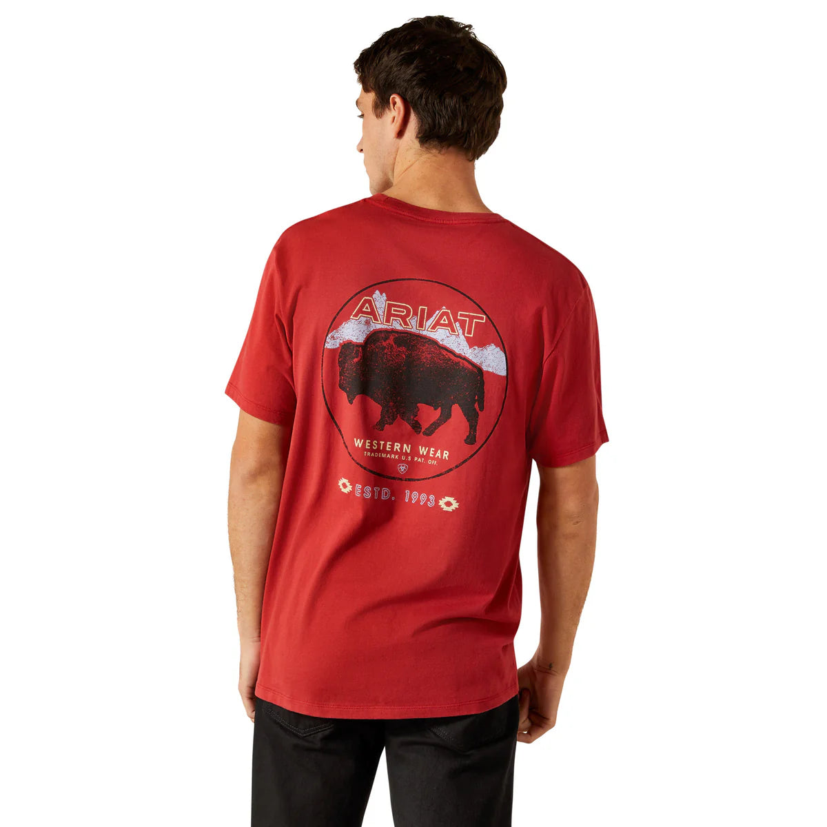 ARIAT PATRIOT BUFFALO COIN T-SHIRT - BOYS