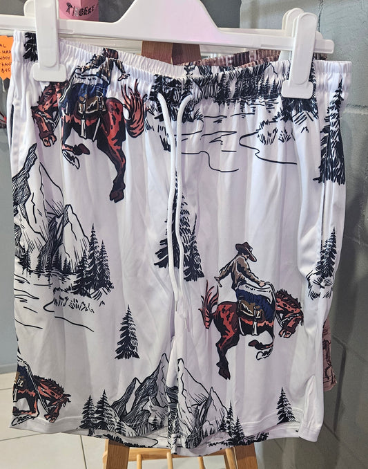 Western  Pj's Shorts