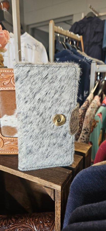 Small Flap Cowhide Wallet – Vermont (L71015)