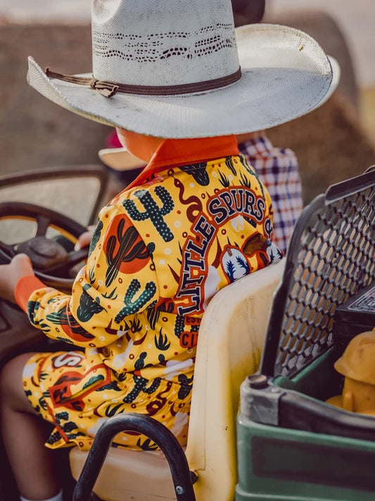 Little Spurs & Co - Arid Cactus Sun Protection Shirt