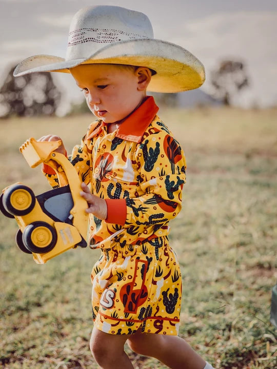 Little Spurs & Co - Arid Cactus Sun Protection Shirt