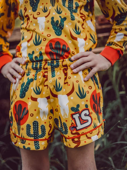 Little Spurs & Co - Arid Cactus Teen Shorts