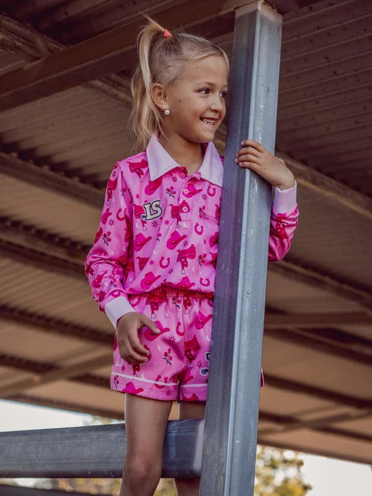 Little Spurs & Co - Cowgirl Pink Shorts
