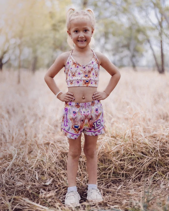 Little Spurs & Co - Highland Steer Shorts - Toddler