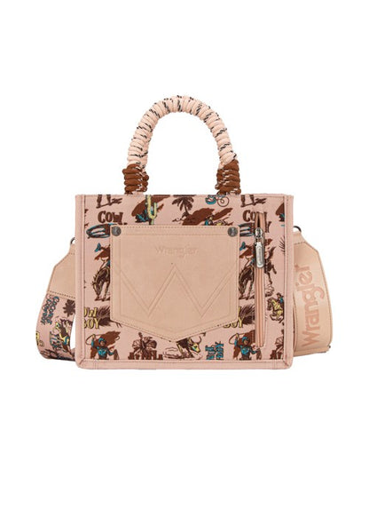 Wrangler RODEO PRINT CROSSBODY BAG Pink