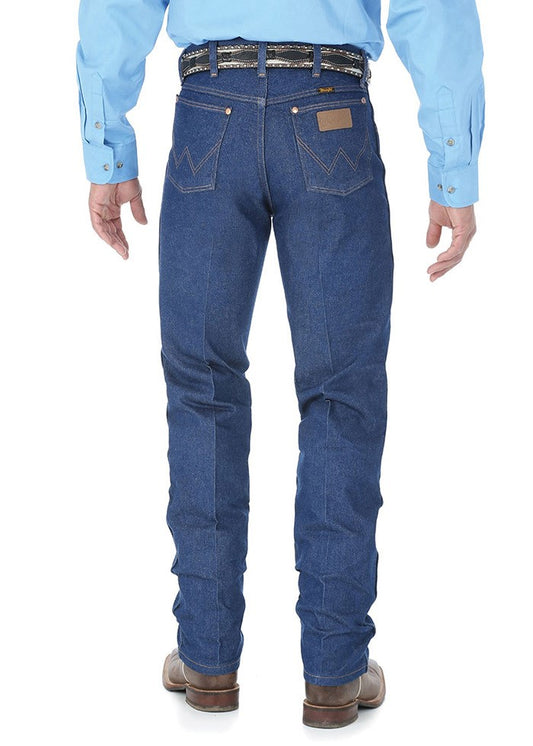 MENS COWBOY CUT ORIGINAL JEAN 36 LEG RIGID INDIGO