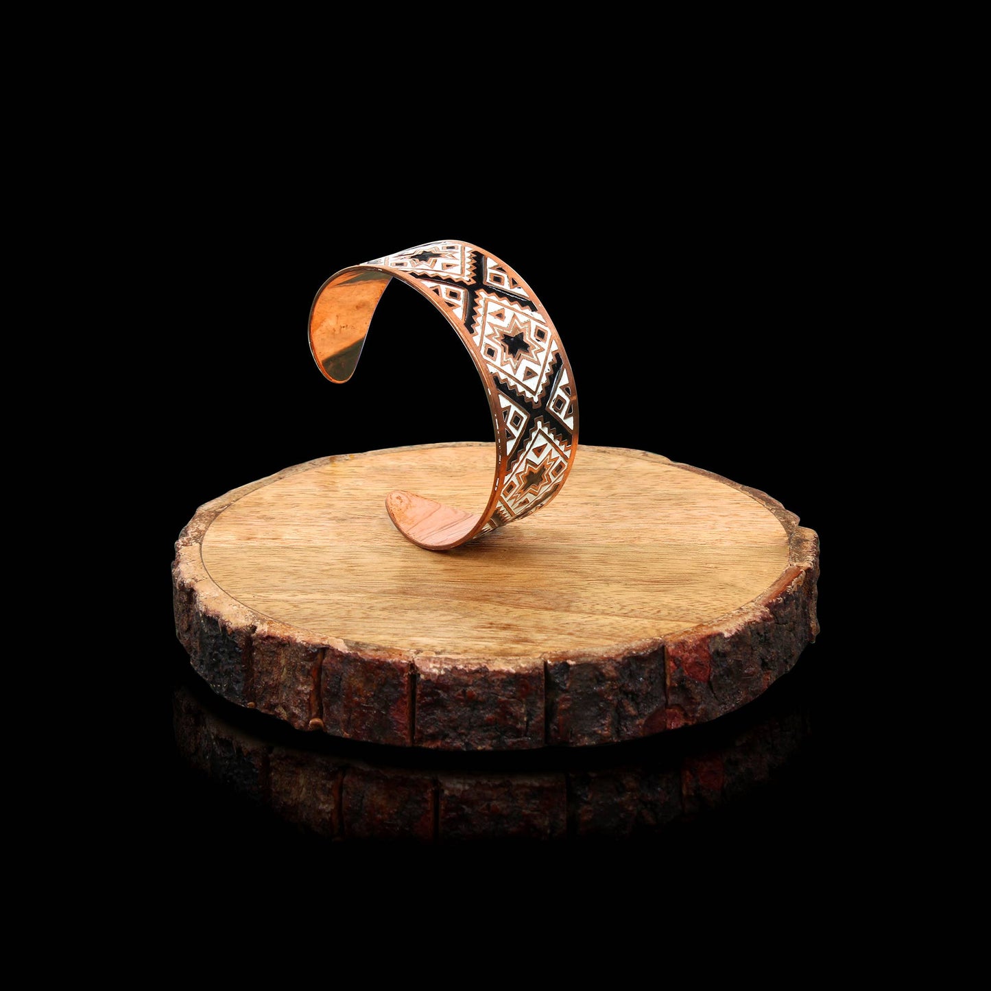 Copper Light Weight Bracelet with Gift Bag (Design 39)