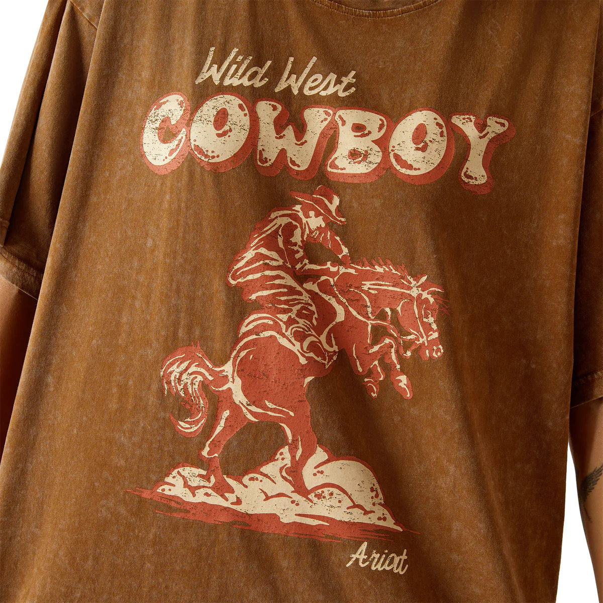 ARIAT WILD T-SHIRT TOFFEE