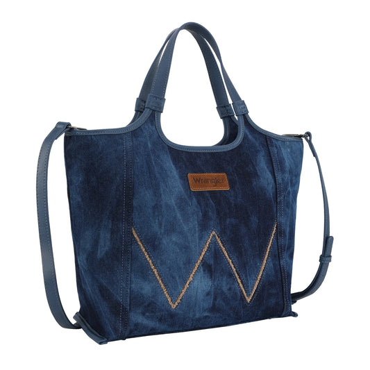 Wrangler Willa Tote Bag Dark Denim