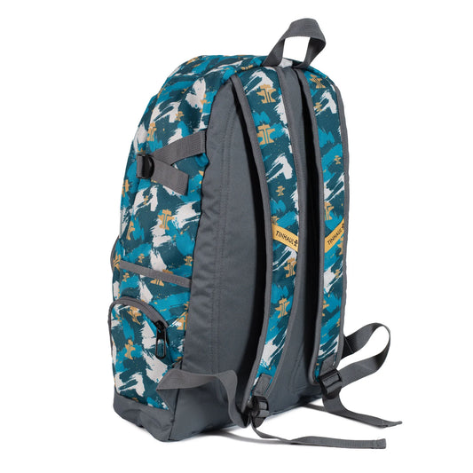 Tin Haul Backpack Turquoise Print