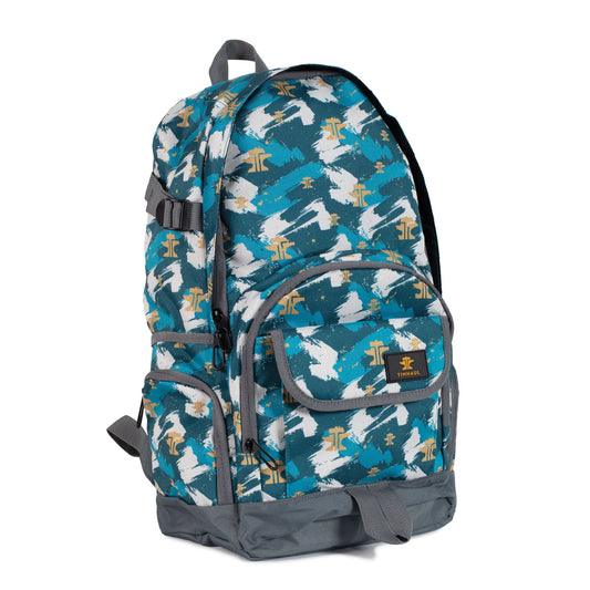 Tin Haul Backpack Turquoise Print