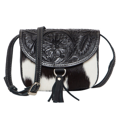 Tooling Leather Cowhide Small Bag – AB17 – Haiti