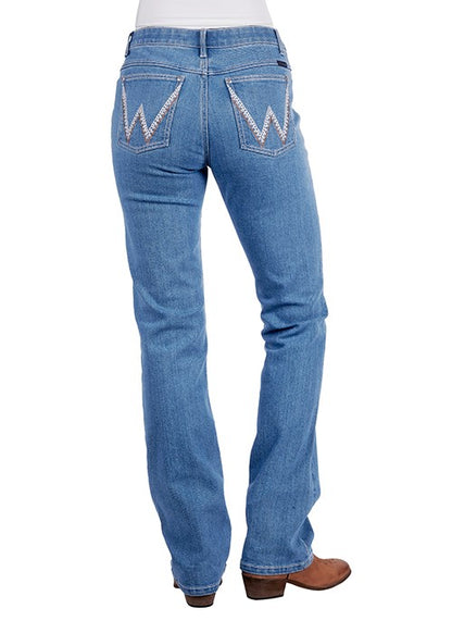 WRANGLER WOMENS AUSTIN JEAN Q-BABY 34 LEG