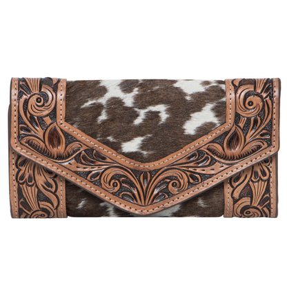 Tooling Leather Trifold Cowhide Wallet – AW26 – Cuba