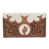 Tooling Leather Slim Cowhide Wallet – Sandy
