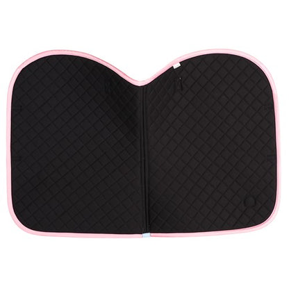 Bambino Pony Print Saddle Pad - Pale Blue/Pink
