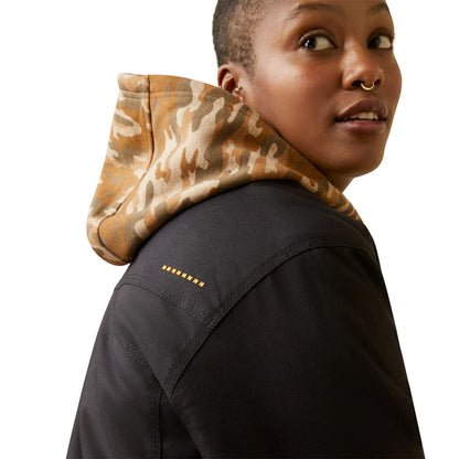 Ariat Womens Rebar Duracanvas Bomber Jacket Black