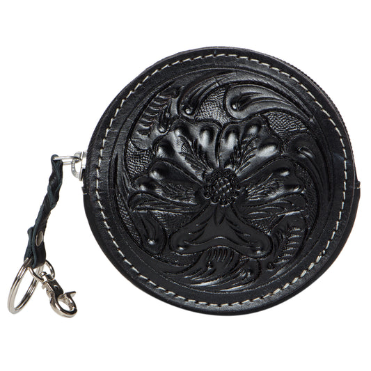 Tooling Leather Round Purse – CA10