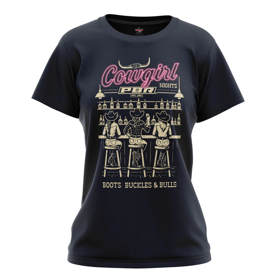 PBR 'Cowgirl Nights' Ladies Tee