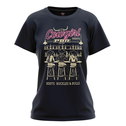 PBR 'Cowgirl Nights' Ladies Tee