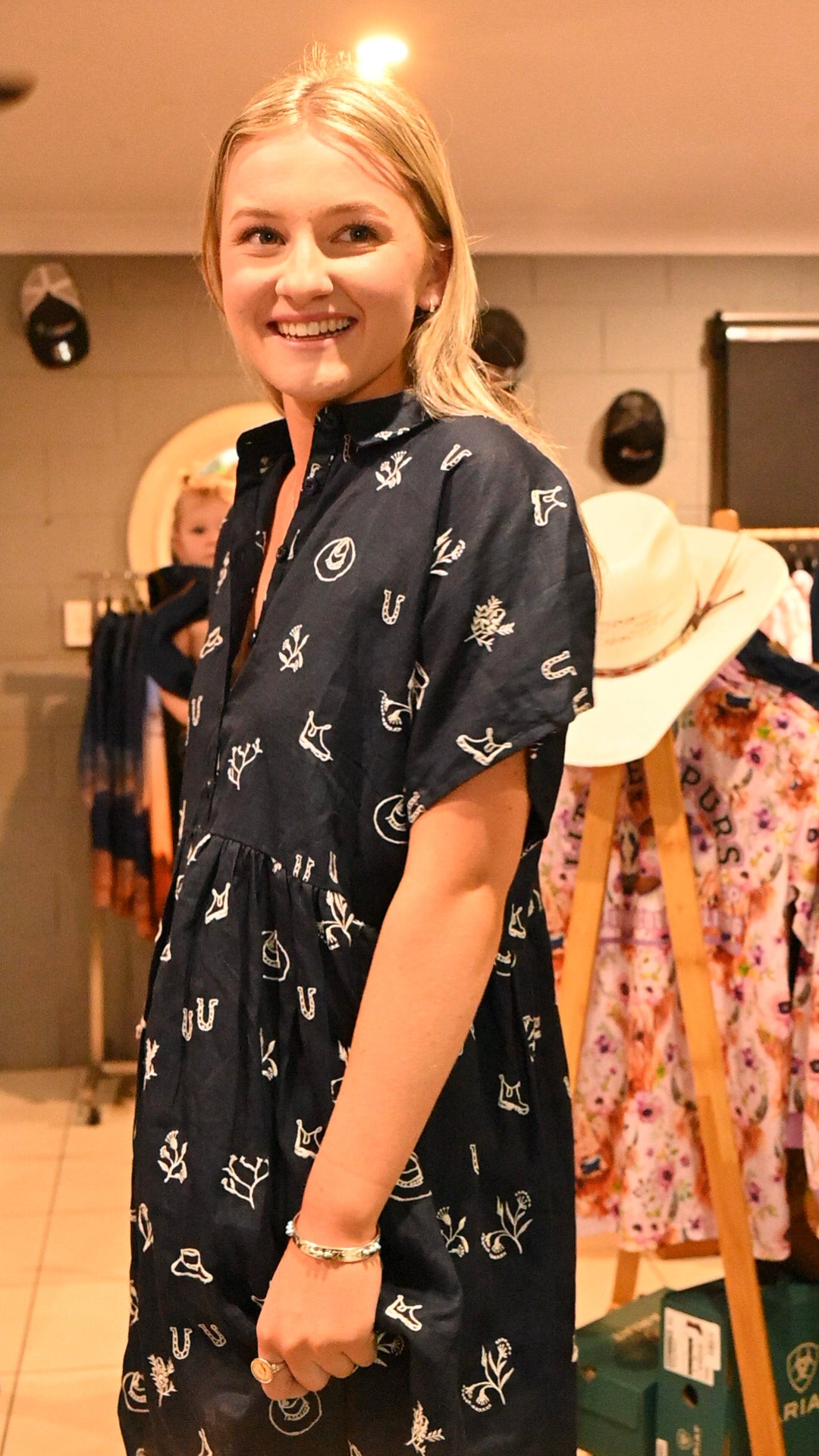Outback Eclipse Lady Jane Outback Organic Embroidered Linen Dress