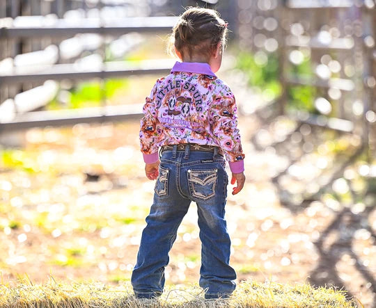 Little Spurs & Co - Highland Steer Sun Protection Shirt - Toddler