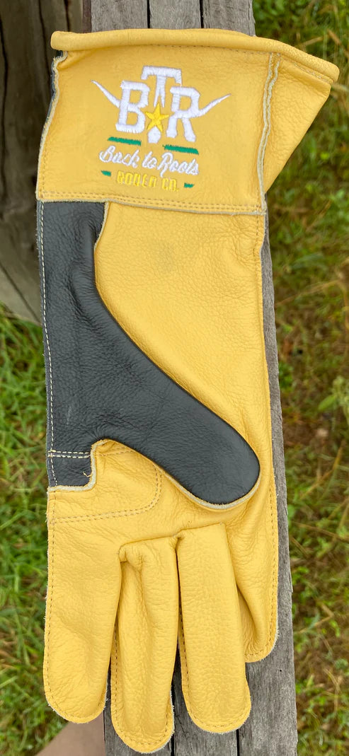 Back to Roots Rodeo Co.  BTR Bull Riding Glove - Left