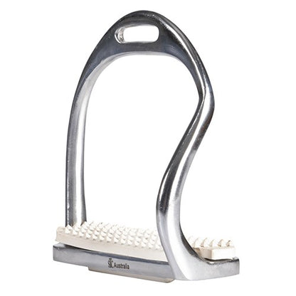 Equisteel Chrome Plated Bent Leg Safety Stirrup Irons