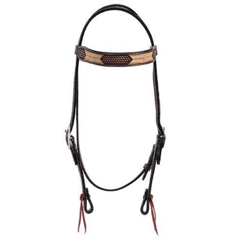 Fort Worth Cochise Headstall - Two Tone