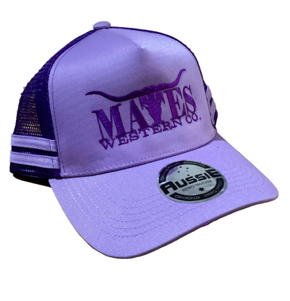 Mates Western Ponytail Cap - Purple