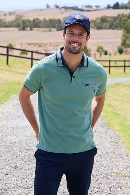 THOMAS COOK MENS BEN TAILORED 1PKT SS POLO
