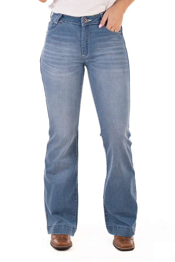 Hitchley & Harrow Trouser - SR2217 "South Carolina" White Stitch Jeans 33 LEG