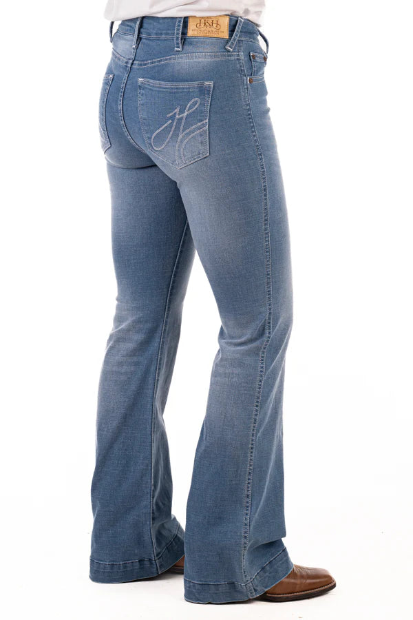 Hitchley & Harrow Trouser - SR2217 "South Carolina" White Stitch Jeans 33 LEG