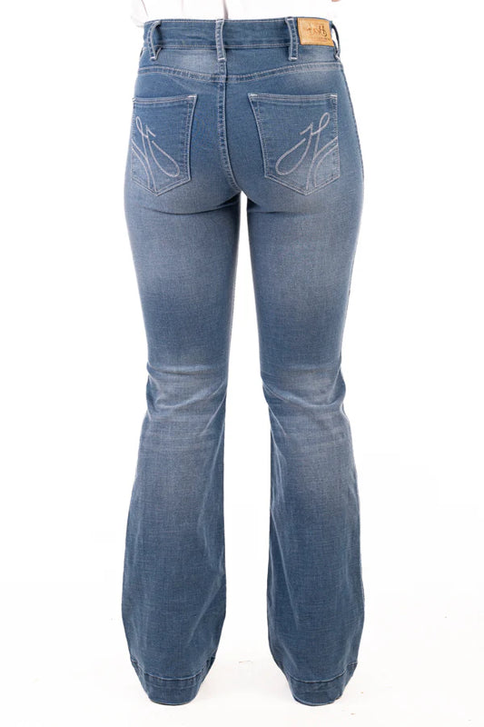 Hitchley & Harrow Trouser - SR2217 "South Carolina" White Stitch Jeans 33 LEG
