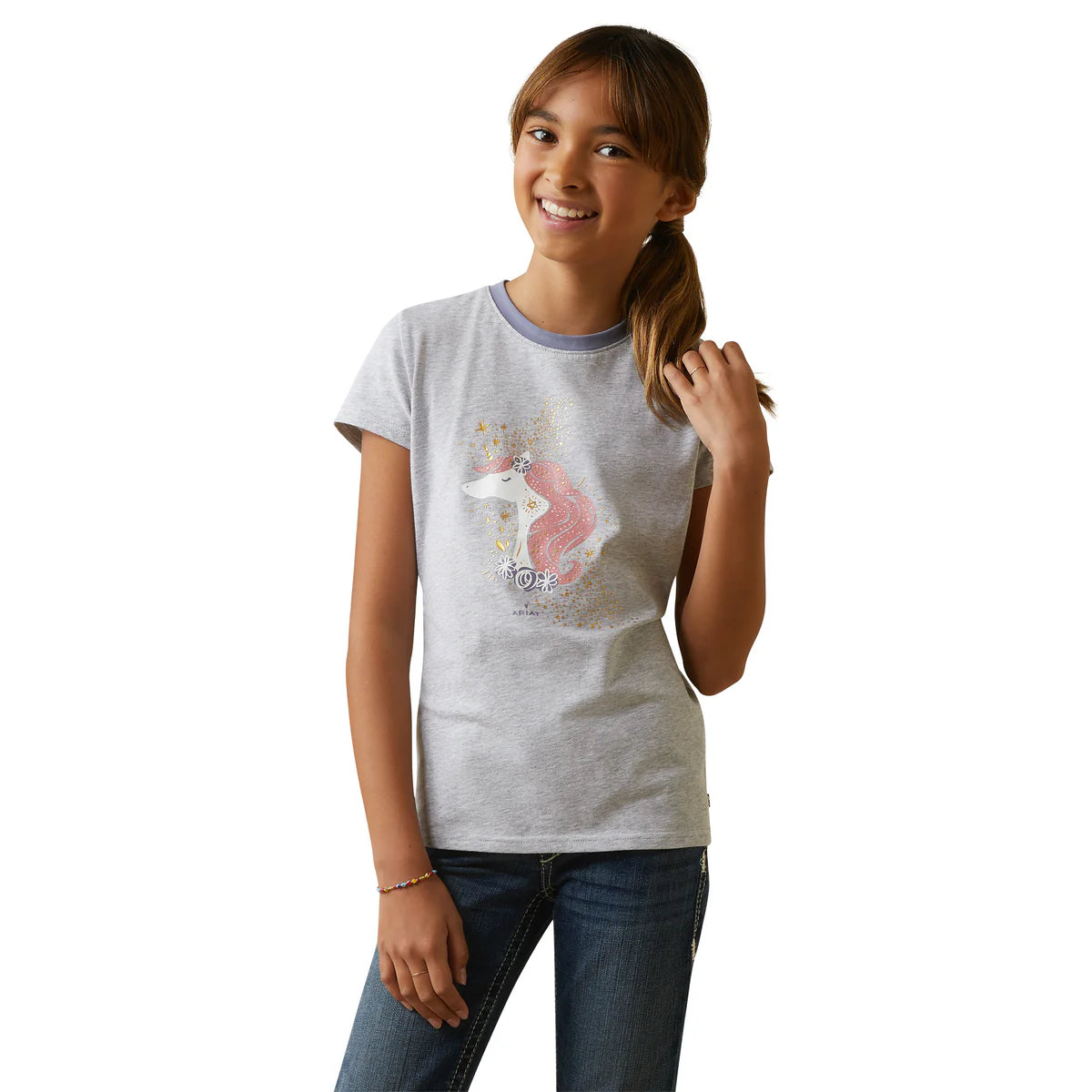Ariat Youth Imagine T-shirt Heather Grey